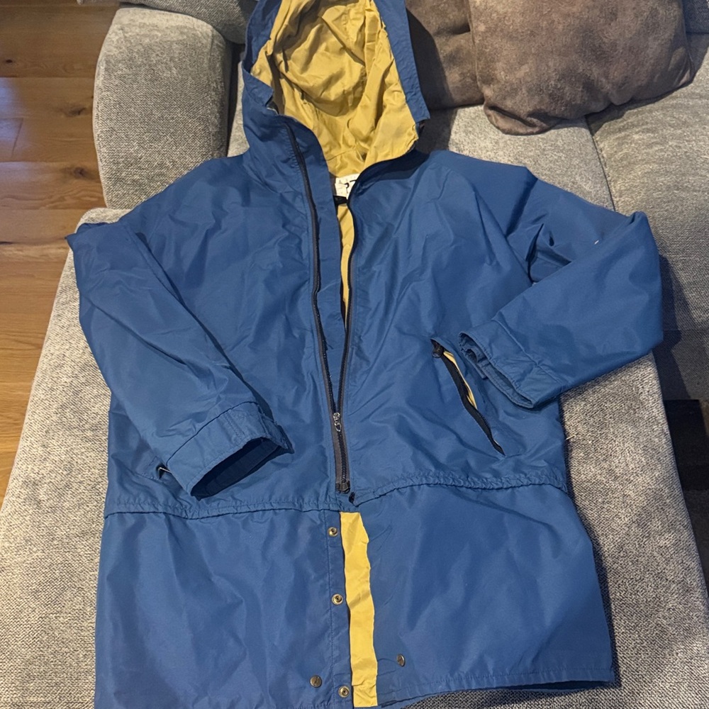 Blue Gortex Hooded Jacket - Camp7 - image 1